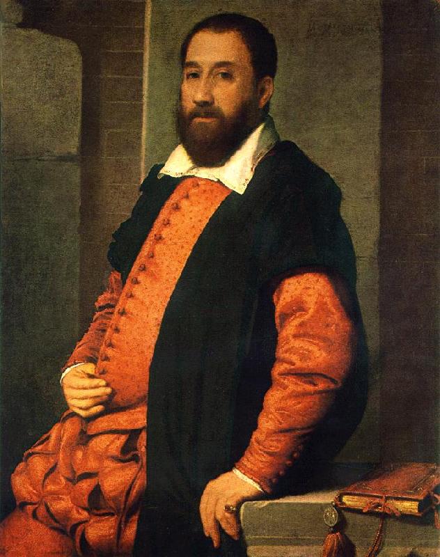 MORONI, Giovanni Battista Portrait of Jacopo Foscarini agd oil painting picture